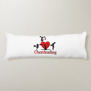 Unique I Heart Cheerleading Body Cushion