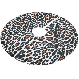 Unique Jaguar Animal Print Brushed Polyester Tree Skirt