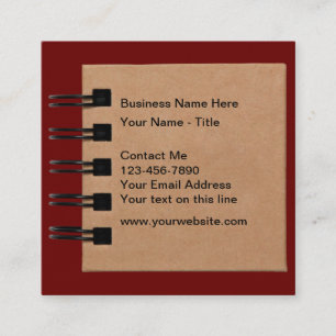 Unique Journalist Business Cards