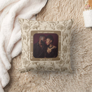 Unique Keepsake 50Th Wedding Anniversary For Wife Cushion