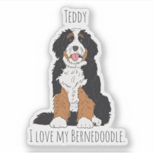 Unique Keepsake: Custom Bernedoodle Dog Mum Gift
