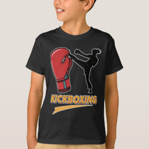 Unique Kickboxing Boxing Glove Design T-Shirt