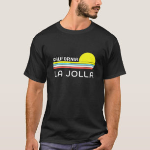 Unique La Jolla California Retro Sunset Graphic No T-Shirt
