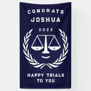 Unique Law School Graduation Banner