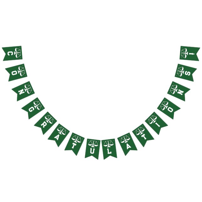 Unique Law School Graduation Bunting (All)