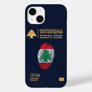 Unique Lebanon Travel Passport Print Souvenir Case-Mate iPhone 14 Case