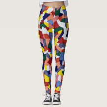 Unique leggings, artist-designed, all-over pattern