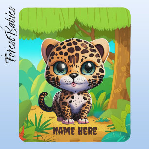 Unique Leopard Kitten Jungle Wildlife Animal Mouse Mat