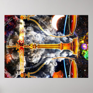 Unique Libra Zodiac Wall Art   Perfect Gift Ideas