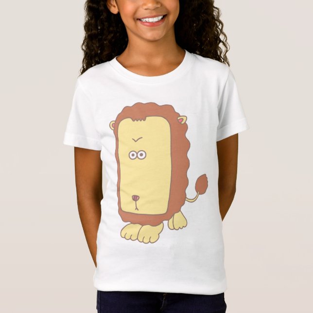 Unique lion with a large face. T-Shirt (Front)