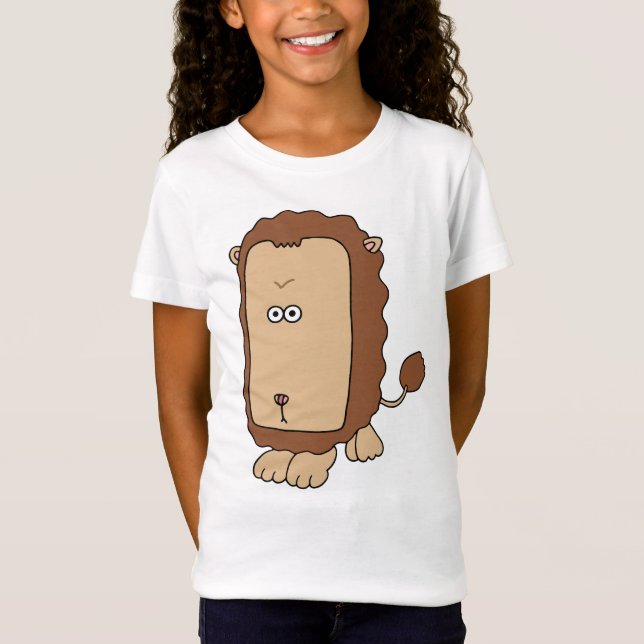 Unique lion with a large face. T-Shirt (Front)