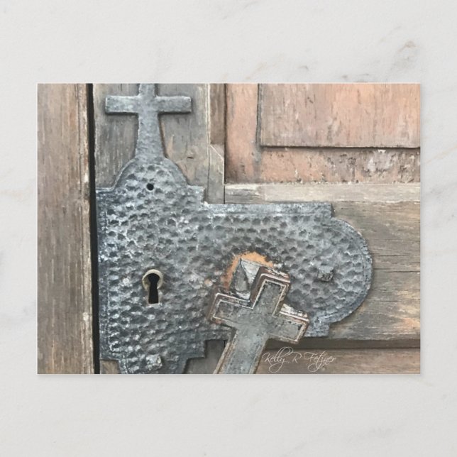 Unique lock and cross all occasion card (Front)