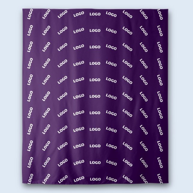 Unique Logo or Any Uploaded Image Pattern | Purple Tapestry (Creator Uploaded)