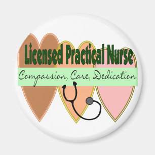 Unique LPN T-shirt designs Magnet