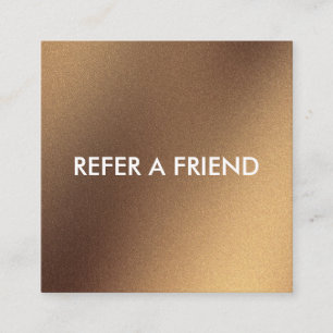 Unique Luxury Silver Glitter Salon Referral Card