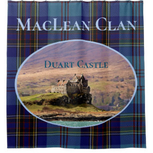 Unique MacLean Clan's Duart Castle Photo Shower Curtain