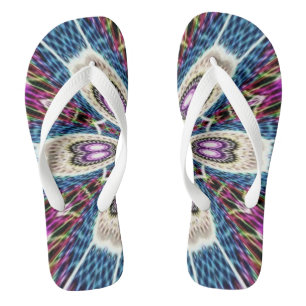 unique Mandala design Flip Flops
