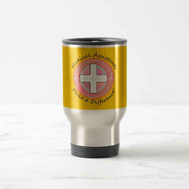 Unique Medical Assistant Travel Mug (Center)