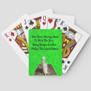 Unique Meerkat Makes This World Better, Playing Cards
