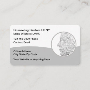 Unique Mental Health Counsellor Psychotherapy  Business Card
