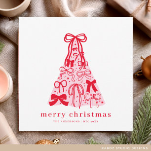 Unique Merry Christmas Non Photo Holiday Card