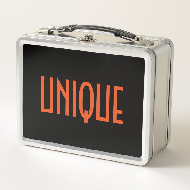 Unique Metal Lunch Box (Front)