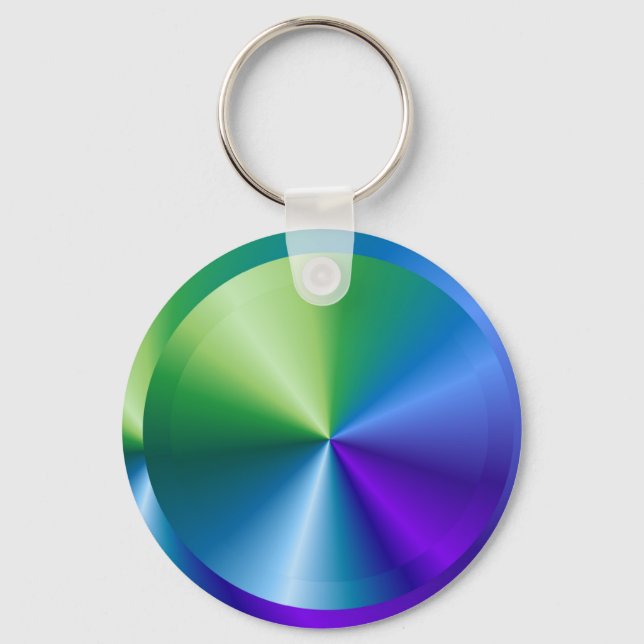 UNIQUE Metallic Cross walk : Cycle Rider Walker Key Ring (Front)