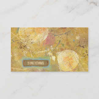 Unique modern art customise easy template eggshell business card