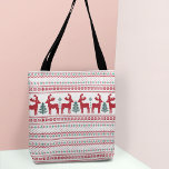 Unique Modern Christmas White & Red Grocery Tote Bag<br><div class="desc">Unique Modern Minimalistic Christmas White & Red Grocery Tote Bag. This is a Minimalistic grocery tote bag designed with Christmas patterns. It is perfect for a minimalist or someone who looks for a simple bag with Christmas elements. Hope you enjoy it! #Christmas #minimalistic #minimal #red #black #unique #modern #totebag #grocery...</div>