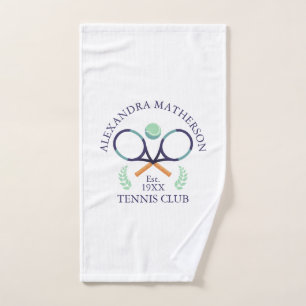 Unique Modern Club Sports Team Player Women Tennis Hand Towel