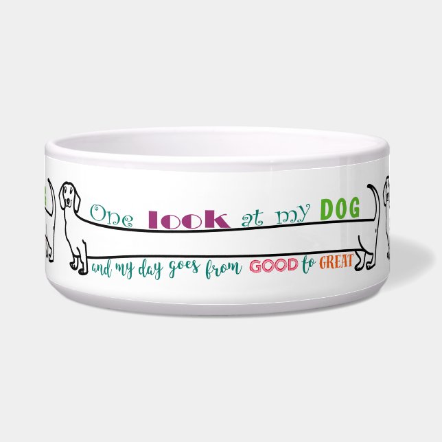 Unique Modern Cute Funny Dachshund Wiener Dog (Front)