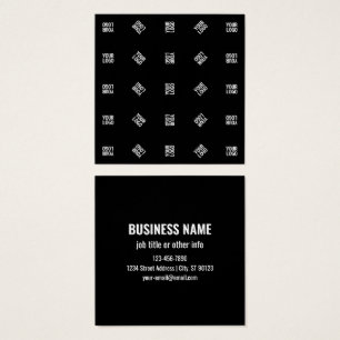 Unique Modern Logo Pattern Template Black