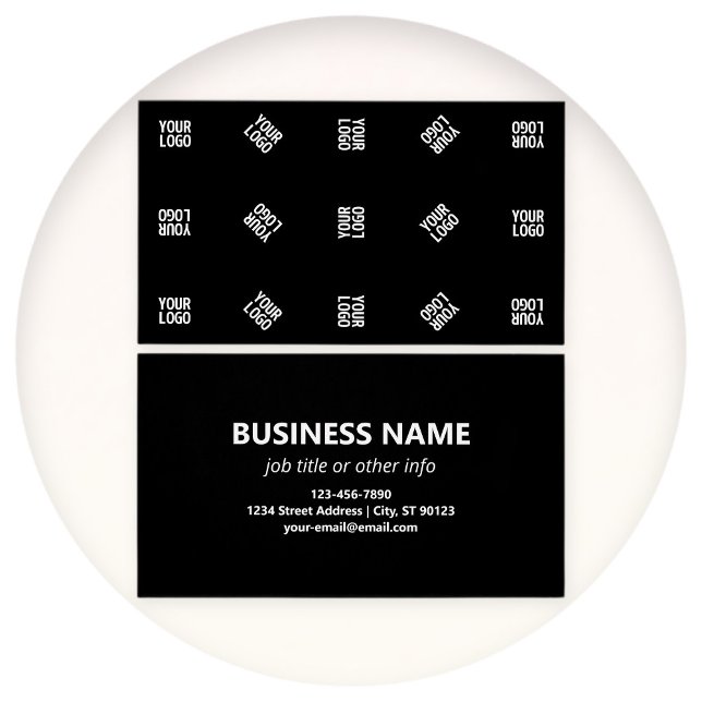 Unique Modern Logo Pattern Template | Black (Creator Uploaded)