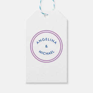 Unique Modern Minimalist Plain Gift Tags