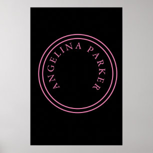 Unique Modern Minimalist Plain Poster