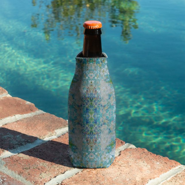 Unique Modern One Of A Kind Abstract Art Design Bottle Cooler (In Situ Pool)