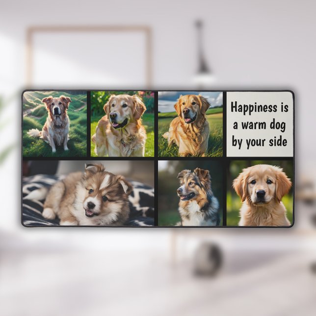 Unique Modern Photo Collage Desk Mat (Creator Uploaded)