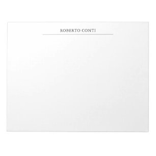 Unique Modern Plain Minimalist Notepad