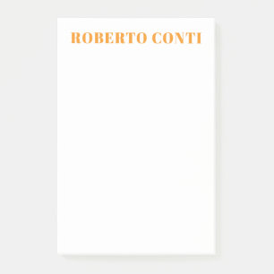Unique Modern Plain Minimalist Post-it Notes