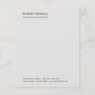 Unique Modern Platinum Grey Stylish Paper Sheets