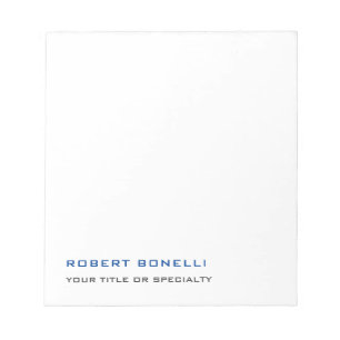 Unique Modern Premium Pearl Minimalist Notepad