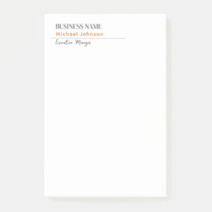 Unique modern professional minimalist profile post-it notes