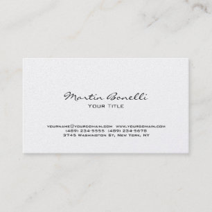 Unique Modern Trendy Business Card