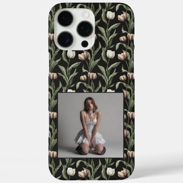 Unique Mom Gifts Tulip Flower Photo  Case-Mate iPhone Case (Back)