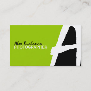 Unique Monogram Business Cards