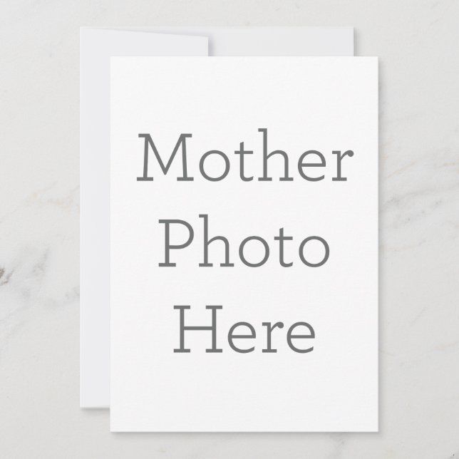 Flat Invitation, Size: 12.7 cm x 17.8 cm, Paper: Signature Matte, Envelopes: White (Front)