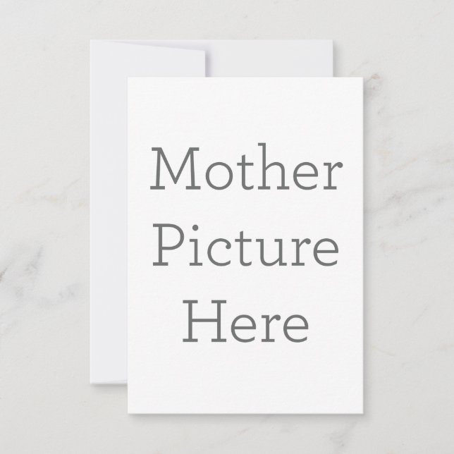 8.9 cm x 12.7 cm Flat Thank You Card (Front)