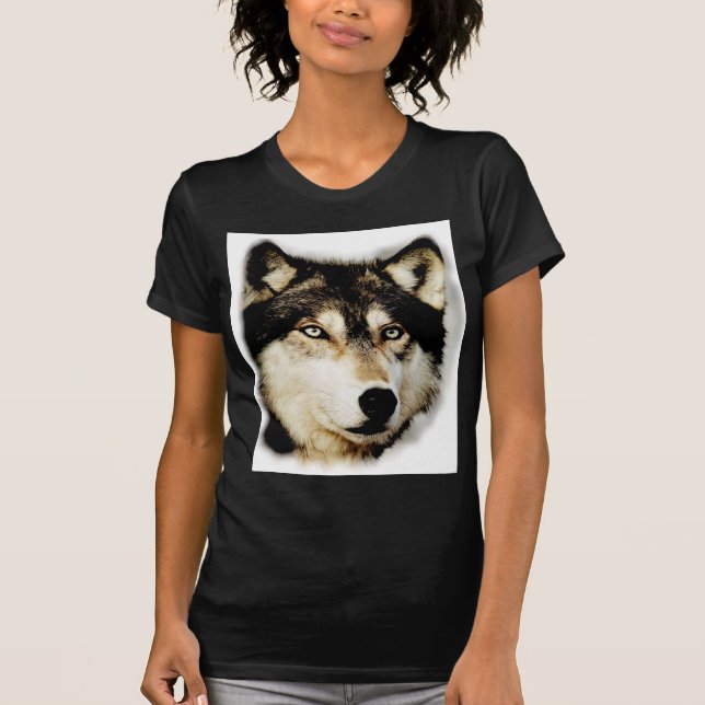 Unique Motivational Wolf T-Shirt (Front)