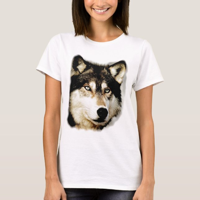 Unique Motivational Wolf T-Shirt (Front)