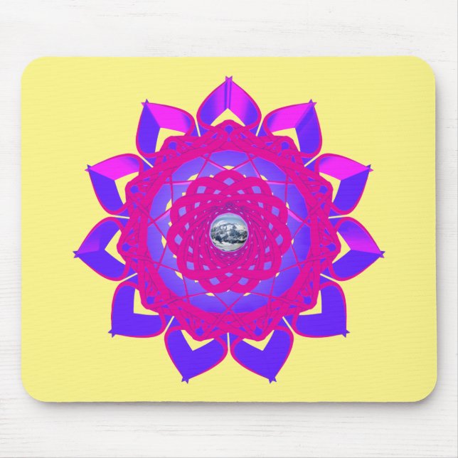 Unique Mystical Design Mouse Mat (Front)